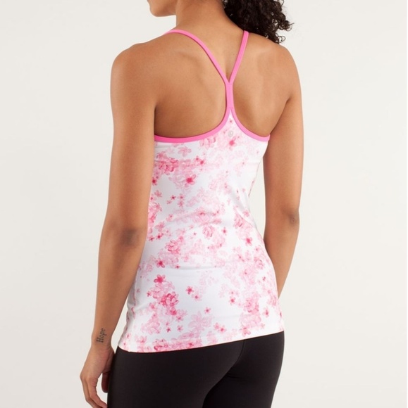 LULULEMON Power Y Tank Frangipani Parfait Pink size 6 - Picture 4 of 8